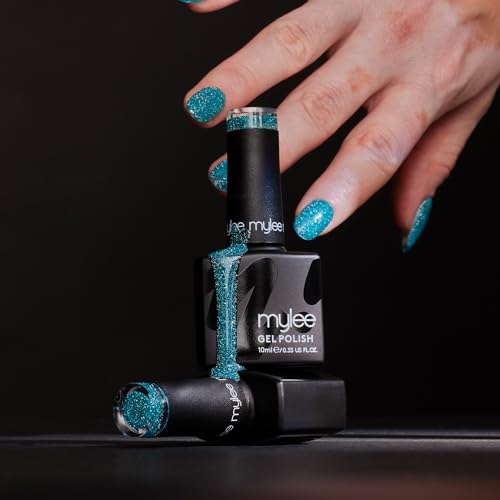 Mylee Reflektierender Gel-Nagellack 10ml [Mamma Mia] UV/LED, Maniküre, Pediküre, für professionellen Gebrauch im Salon sowie zu Hause [Spotlight Range] Lang anhaltend und mühelos aufzutragen