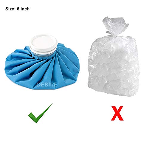 DEBIRE Ice Cold Pack Bag for Sports Injuries Treatment and Reusable, First Aid Kit Hot & Cold Therapy, Headache, Migraine, Body Muscle Pain Relief, Multicolored & Design (6 Inch) 2
