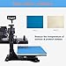 AKEYDIY 8 in 1 Heat Press Machine 12x15inch 360°Swing Away Digital T Shirt Pressing Machine Multifunction Heat Press Sublimation Combo for T Shirts Mugs Hat Plate Cap