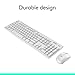 Logitech MK270 Wireless Keyboard and Mouse Combo for Windows, 2.4 GHz, 8 Multimedia Keys, PC, Laptop, Wireless Keyboard Compact Mouse Combo - White