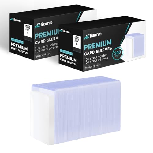 400 Pack Top Loaders for Cards, 200 Pack 3"x4" Hard