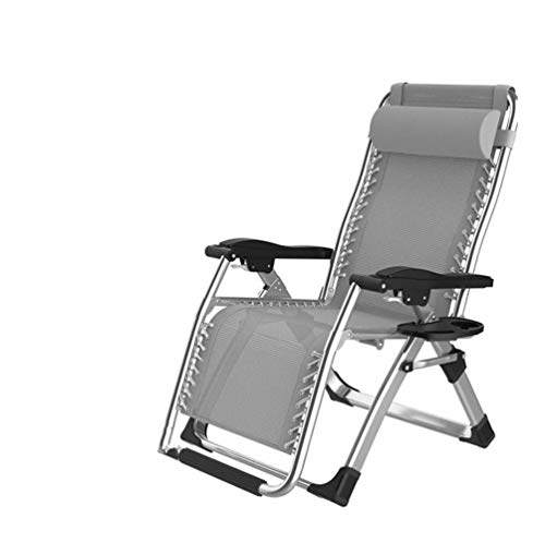 Chaises longues de jardin pliantes heavy duty textoline patio - 2