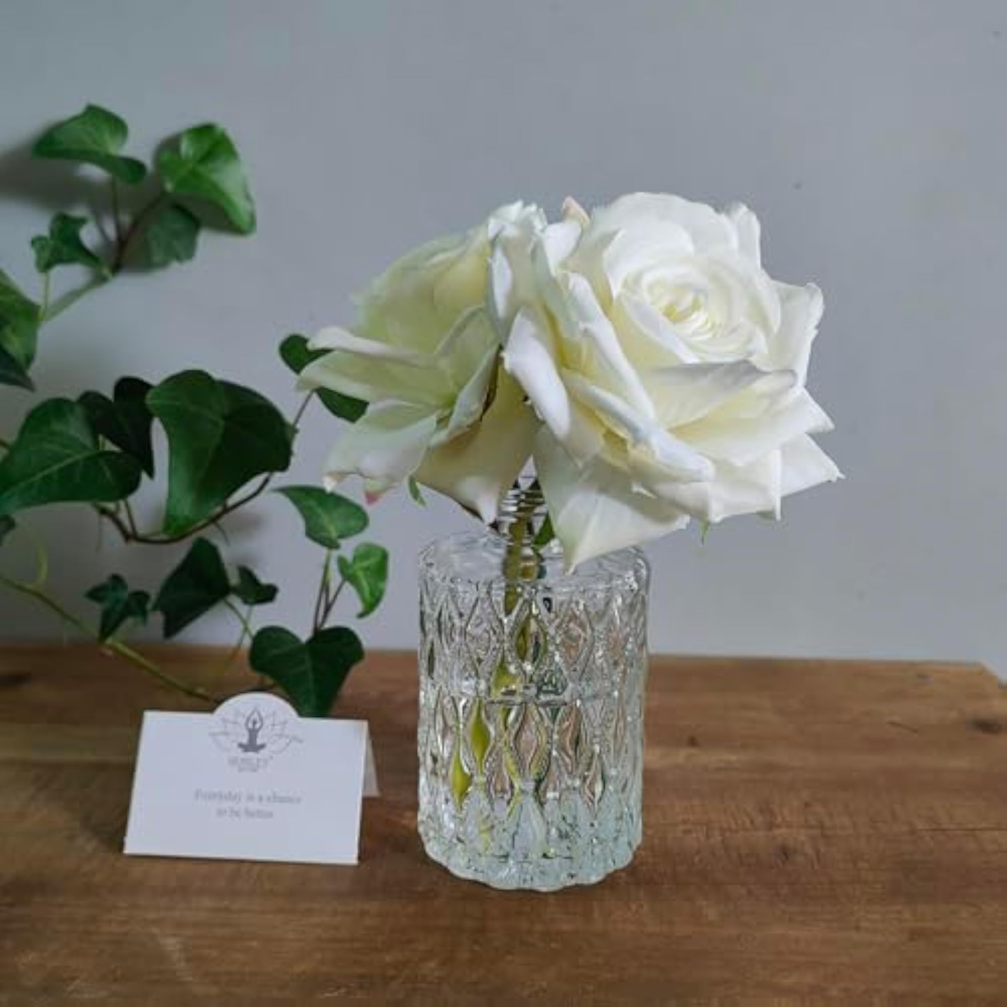 Set of 4 Glass Diffuser Bottles, 4 Inch High