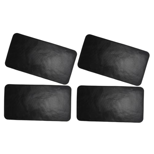 PRETYZOOM 4pcs Car Storage Mat Car Non Slip Sticky Mat Dashboard Anti-Slip Pad Car Dashboard Accessories Car Dashboard Pad Auto Dashboard Pad Non-Slip Car Dashboard Mat Number Pads Black