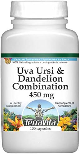 Uva Ursi y Combinación de Diente de León - 450 mg (100 Cápsulas, ZIN 513000) - Paquete de 2