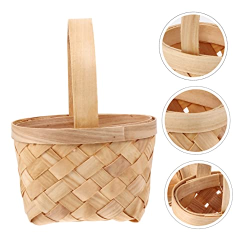 Housoutil 12 Pçs Cesta De Compras Decoração De Casamento Cesta De Armazenamento De Brinquedos Cestas