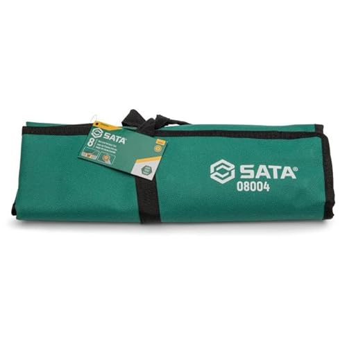 Jogo De Chaves Estrela Com 8 Peças Sata Verde 6x7 A 21x23mm