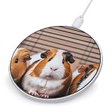 Guinea Pigs Wireless Charger 10W Portable Fast Wireless Charging Pad Compatible with Phone Slim Charging Station Lightweight Charger Mat Charging Block for Travel Home Office