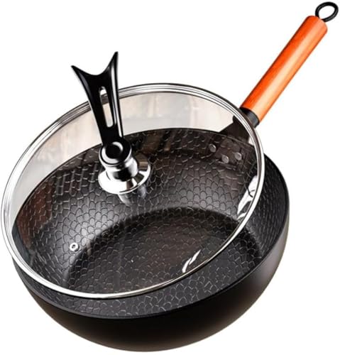 KryZaro槌目加工ノンスティックフライパン - 炒め物や揚げ物に最適なキッチンヘルパー