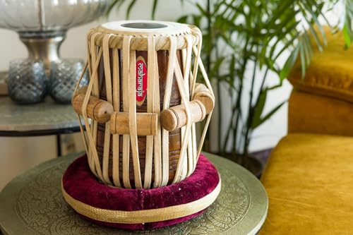 image for Generic Tabla Set, Basic Tabla Drums Set, Steel Bayan, Dayan with Hamm