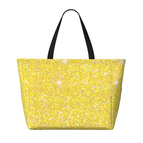 Purple Blue Ombre Glitters Large Capacity Travel Bag Lightweight Shopping Handbag Beach Tote Bags Casual Work Bag2