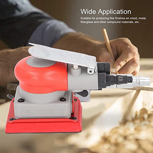 Air Random Orbital Sander, 10000rpm Air Powered Sander, Zinc Alloy Pneumatic Sander, Palm Air Powered Sander - Image 2