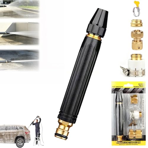 VEYORRA Home High Pressure Car Wash Water Gun with Booster Nozzle, Powerful High-Pressure Water Gun for Car Cleaning, for Watering Plants and Vegetables, and Garden Hose