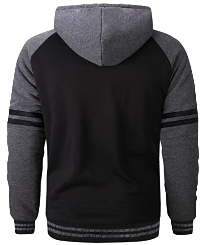 Image of Little Beauty Hoodies for Men Zipper Jacket Fleece Sherpa Lined Winter Wool Heavyweight Sweashirts