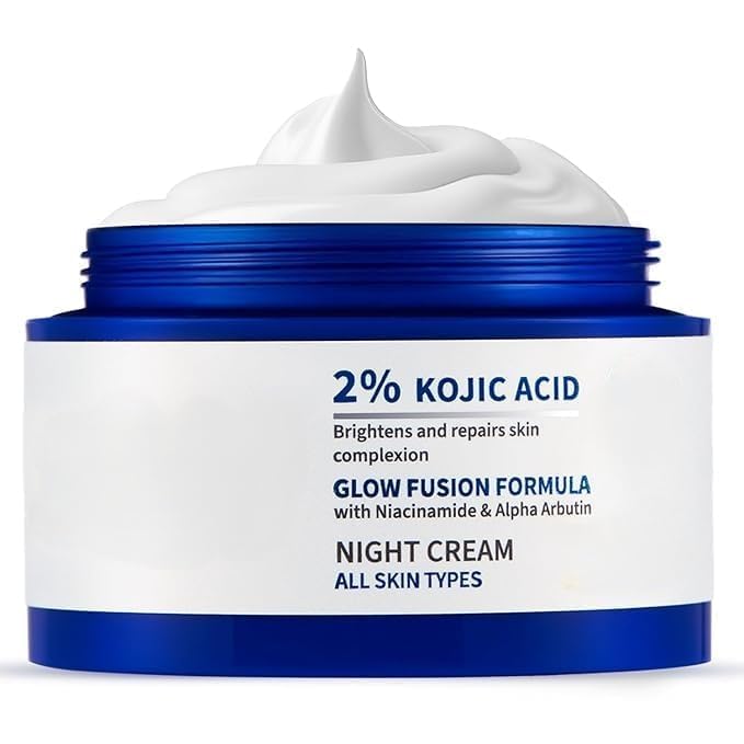 2% Kojic Acid Night Cream With Niacinamide & Alpha Arbutin | Face Moisturizer For Glowing & Brightening Skin (50_GM, PACK_OF_1)-image-1