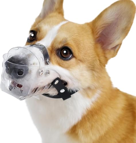Mayerzon Dog Muzzle, Basket Muzzle for Small Medium Dogs Poodle