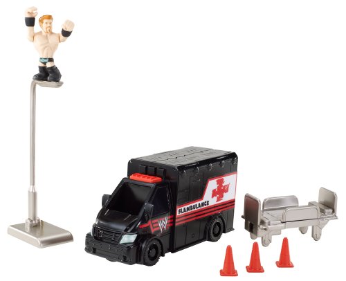 WWE Rumblers Slam-Bulance Slideout Playset