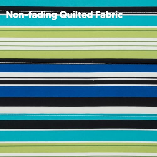 Image of SUNCREAT 2 Person Hammocks for Trees, Lightweight Hammock for Outdoor, Patio, Garden, Backyard, Green Stripes