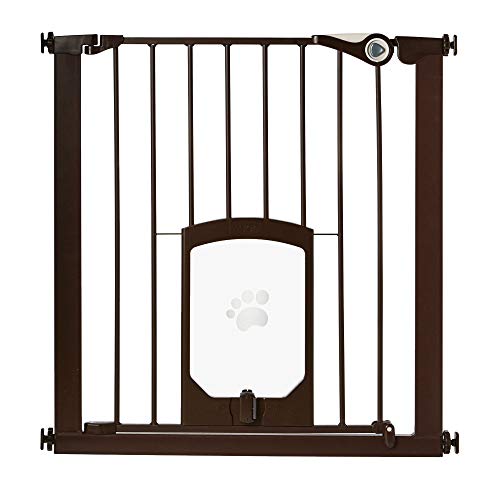 North States MyPet 38' Wide Petgate Passage: Secure gate with Small Lockable pet...