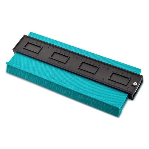 Youabubu 型取りゲージ 輪郭ゲージ コンターゲージ 型取り器具 型取り 測定工具 高精度 曲線定規 輪郭コピー DIY (10インチ)
