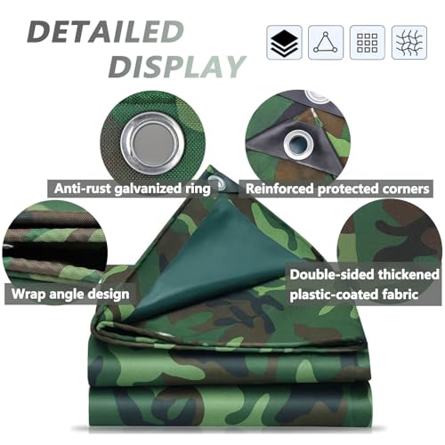 Lonas de camuflaje con revestimiento de PVC de alta densidad 3