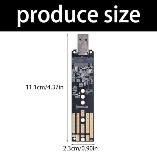 Carcasa externa para disco duro tipo C NVMe miniatura 4