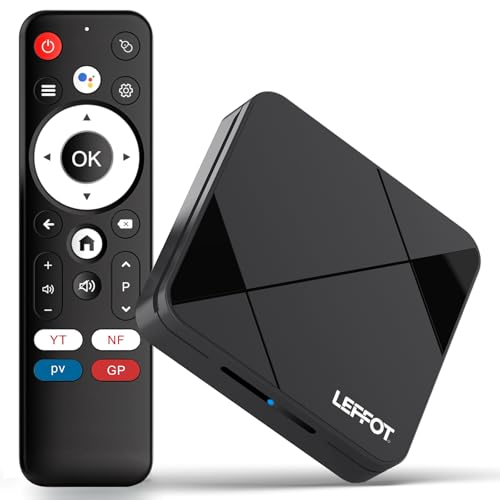 Android 14.0 TV Box 2026, LEFFOT RK3518 4K UHD TV-Box, 2GB RAM + 16GB ROM