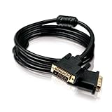 Genormte DVI-D (24+1) Stecker, vergoldete Steckkontakte für perfekte Signalübertragung und langanhaltenden Oxidationsschutz, 2-fache Ferrite Filter und 2-fache Schirmung