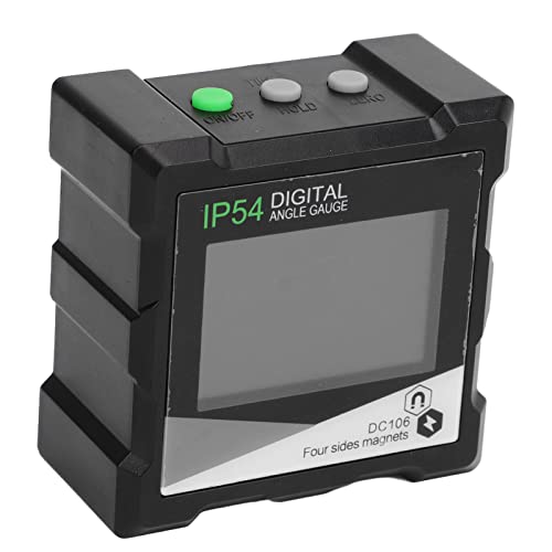 Inclinómetro digital con pantalla LED y base magnética miniatura 2