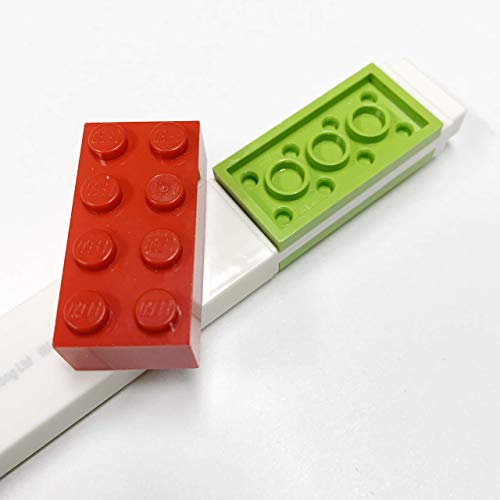Lego Stationery Colored Marker 12 Pack With 4X2 Building Bricks - Fine Point #TOP7