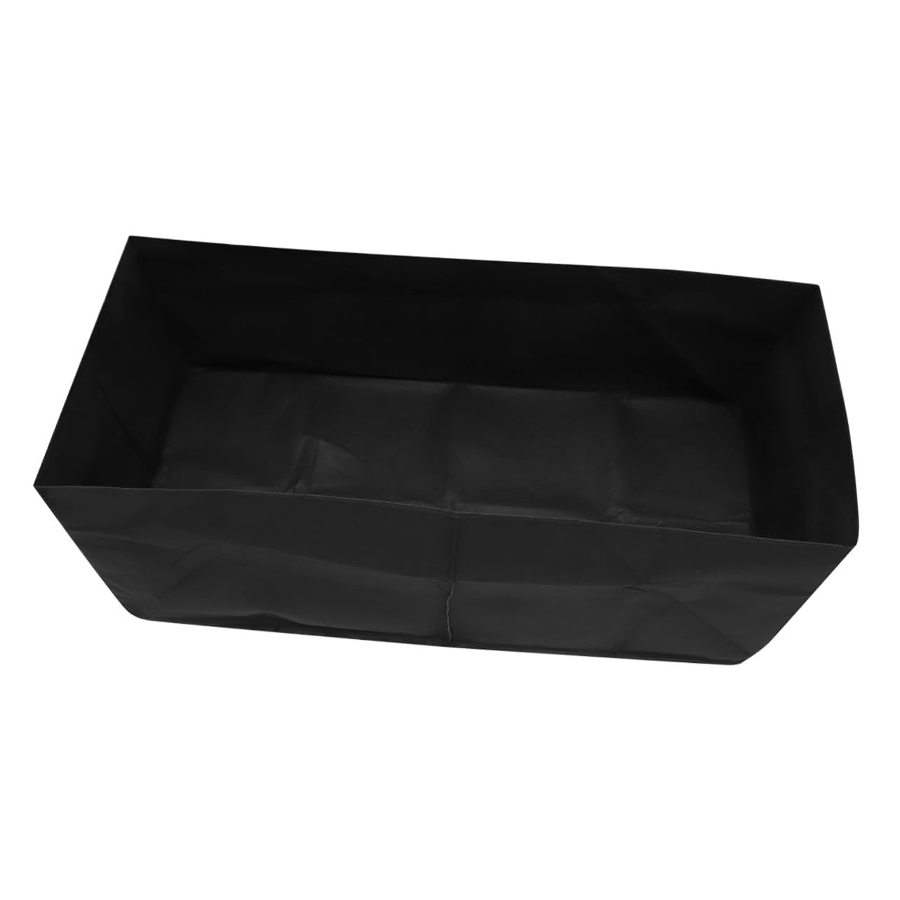UPKOCH Pflanzbeutel aus Vliesstoff Atmungsaktiv und Verdickt Großer Pflanzsack für Blumen und Pflanzen Geeignet für Balkon und Innenbereich Schwarz 120 X 60 X 40cm