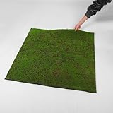 BESPORTBLE Realistic Fake Grass Mat 1X1M Artificial Moss Rug for Wedding Home Backyard Balcony Terrace Decor DIY Turf Flower Pot Filler Indoor Outdoor Moss Patch - Image 4