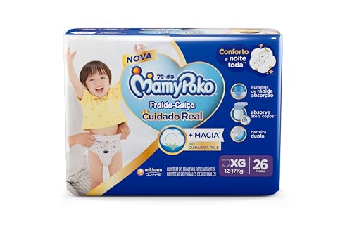 MamyPoko Fralda-Calça Premium Seca Xg 26 Unidades