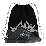 Scarpe da Skateboard – D V S Comanche Nero/Grigio da Ginnastica – Ammortizzate, Resistenti e Antiscivolo – Suola Robusta – Comfort Estremo – più Sacca