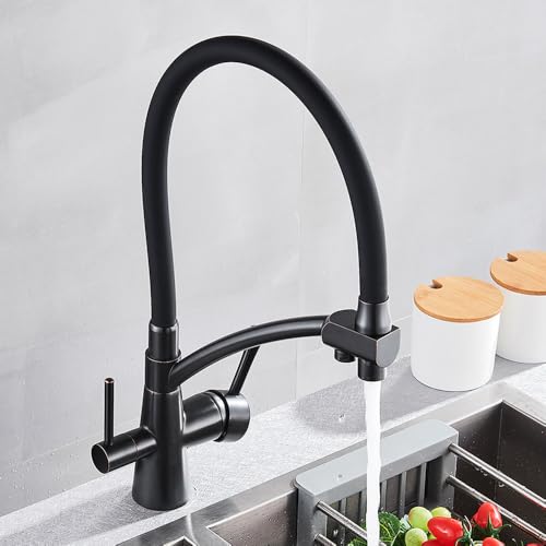 Robinet extractible or brossé pour éliminer les carafes et purifier l'eau - 3