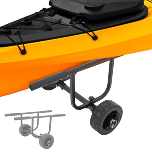 JAYGOVAN Heavy-Duty Aluminum Kayak Cart W/2 Safety Belt & 8