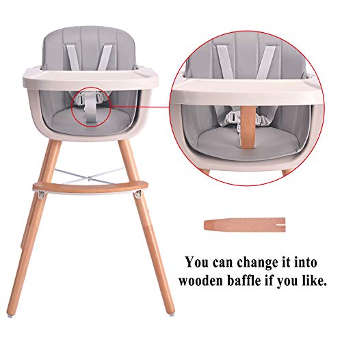 grey baby high chair
