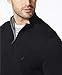 Nautica Men's Quarter-Zip Sweater, True Black, Large