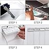 Heavy Duty Clear PVC Strip Curtain 135x260cm for Freezer Doors - Windproof & Durable, Ideal for Garage/Warehouse, Easy Installation, Heavyweight Doorway Divider #5