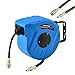 Produktbild pro.tec Druckluft Schlauchaufroller Anschluss 1/4" Automatik Schlauchtrommel Arbeitsdruck 8 bar Druckluftschlauchtrommel Abroller 10m + 1 m Zuleitung