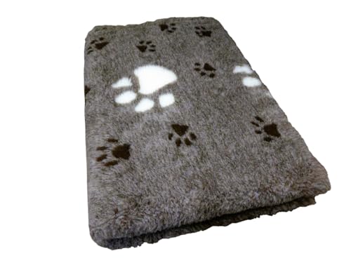 Krambambulishop.de Vet-Bed Softbed Dry-Bed Hundebett Hundedecke Vetbed Trockenbett rutschfest 30mm (Dunkelbraun, 100cm x 80cm)
