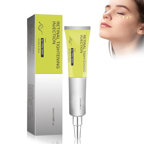 15ml Crema de Ojos Con Retinol, Bolsas y Ojeras, Contorno De Ojos Antiarrugas, Reduce Arrugas y la Hinchazón, Firmeza, Hidratante Antiarrugas