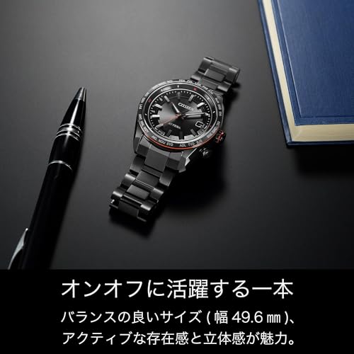 [Citizen] 腕時計 アテッサ 光発電エコ・ドライブ電波時計 防水 CB0286-61E メンズ ブラック 商品画像3