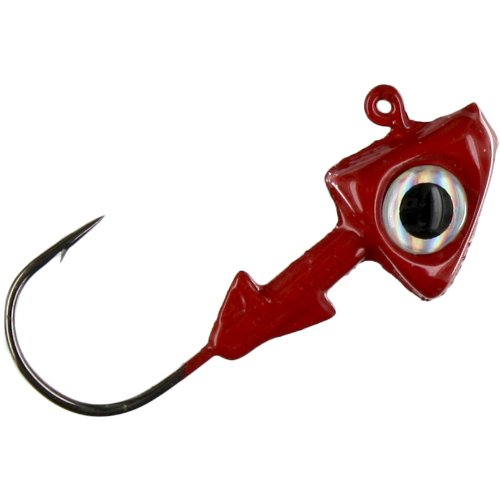 Big Hammer Jig Head with 5/0 Hook, Red, 1-1/2-Ounce