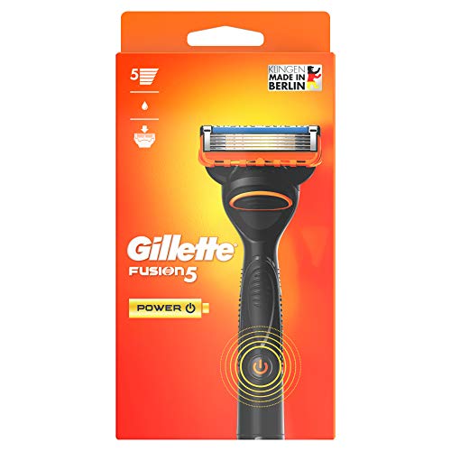 Gillette Fusion 5 Power Nassrasierer Herren, Rasierer + 1 Rasierklinge mit 5-fach Klinge, Geschenk Männer - Image 3