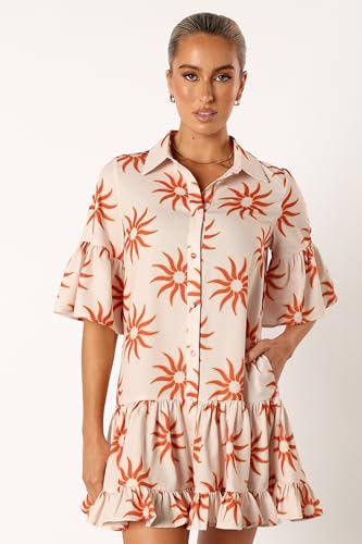 Petal & Pup Women's Ren Long Sleeve Mini Dress2