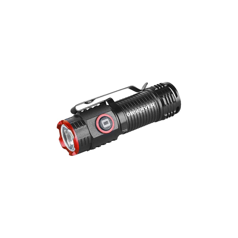 Observer Tools 1000 Lumen Mini LED Rechargeable Flashlight with Turbo Mode and Magnet