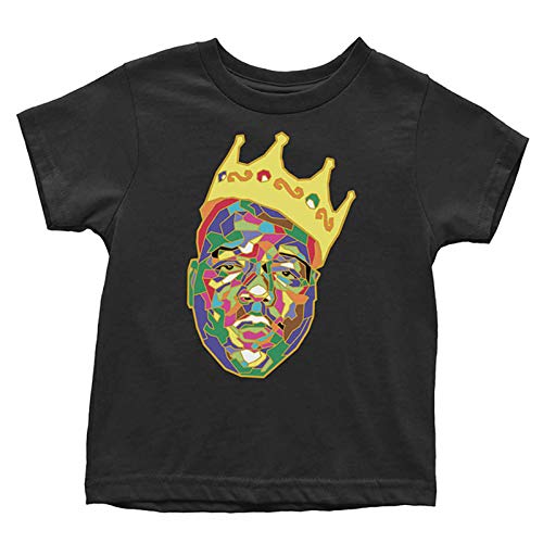 Biggie Smalls Toddler T Shirt Crown Logo Official Black 12 Months to 5 yrs 4 Years