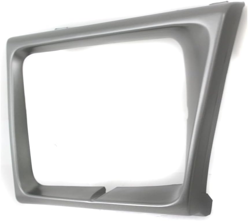 KarParts360 For Ford E-150/E-250/E-350 Econoline 1992 93 94 95 1996 Headlight Bezels Driver And Passenger Side | Pair | Silver | Replacement For FO2513141, FO2512141 | F2UZ13064A, F2UZ13064B
