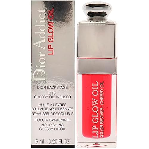 Christian Dior Dior Addict Lip Glow Oil - 015 Cherry Lip Oil Women 0.2 oz, Glossy finish